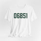 06851 Norwalk Connecticut Zip Code  Unisex Jersey Short Sleeve T-Shirt