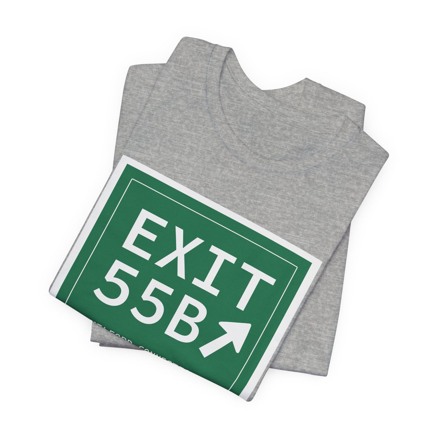 Vintage Exit 55B WCP Sign Unisex Jersey Short Sleeve T-Shirt