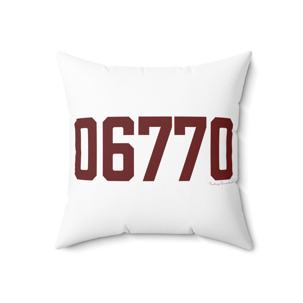 06770 Naugatuck Connecticut Zip Code Polyester Square Pillow