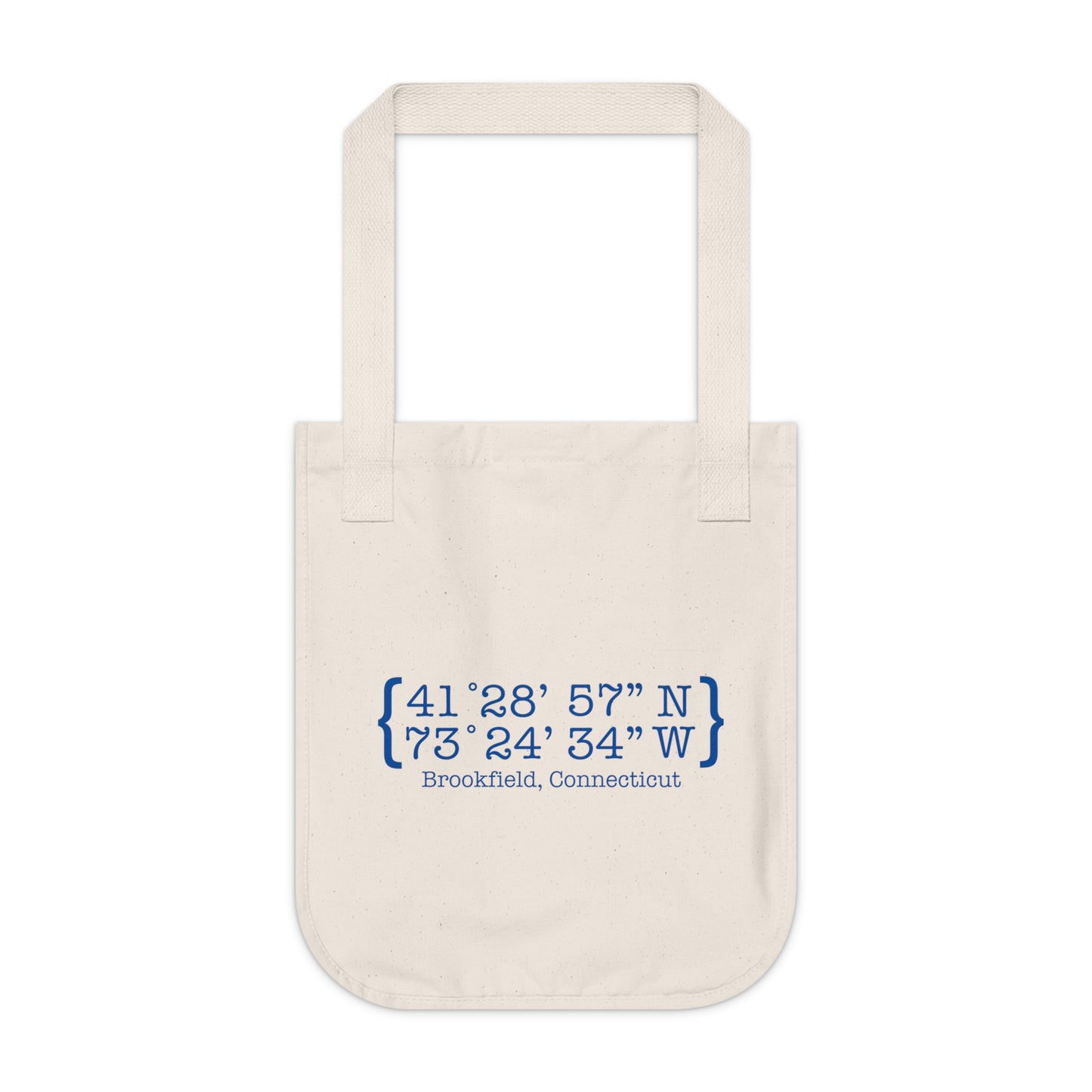 Brookfield Coordinates Organic Canvas Tote Bag