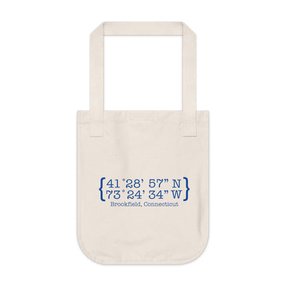Brookfield Coordinates Organic Canvas Tote Bag
