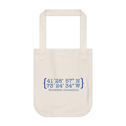 Brookfield Coordinates Organic Canvas Tote Bag