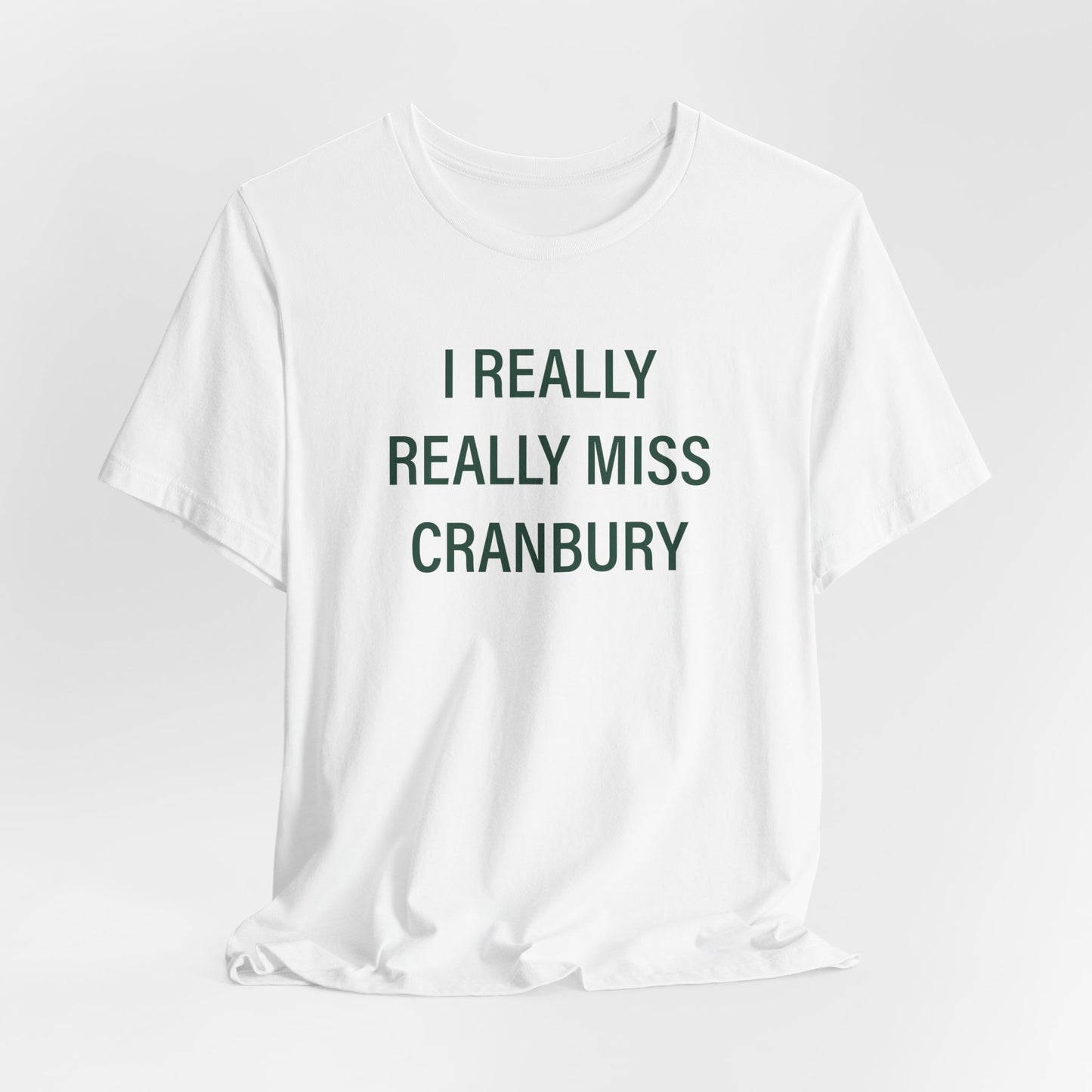 I Really Really Miss Cranbury Unisex Jersey Short Sleeve T-Shirt