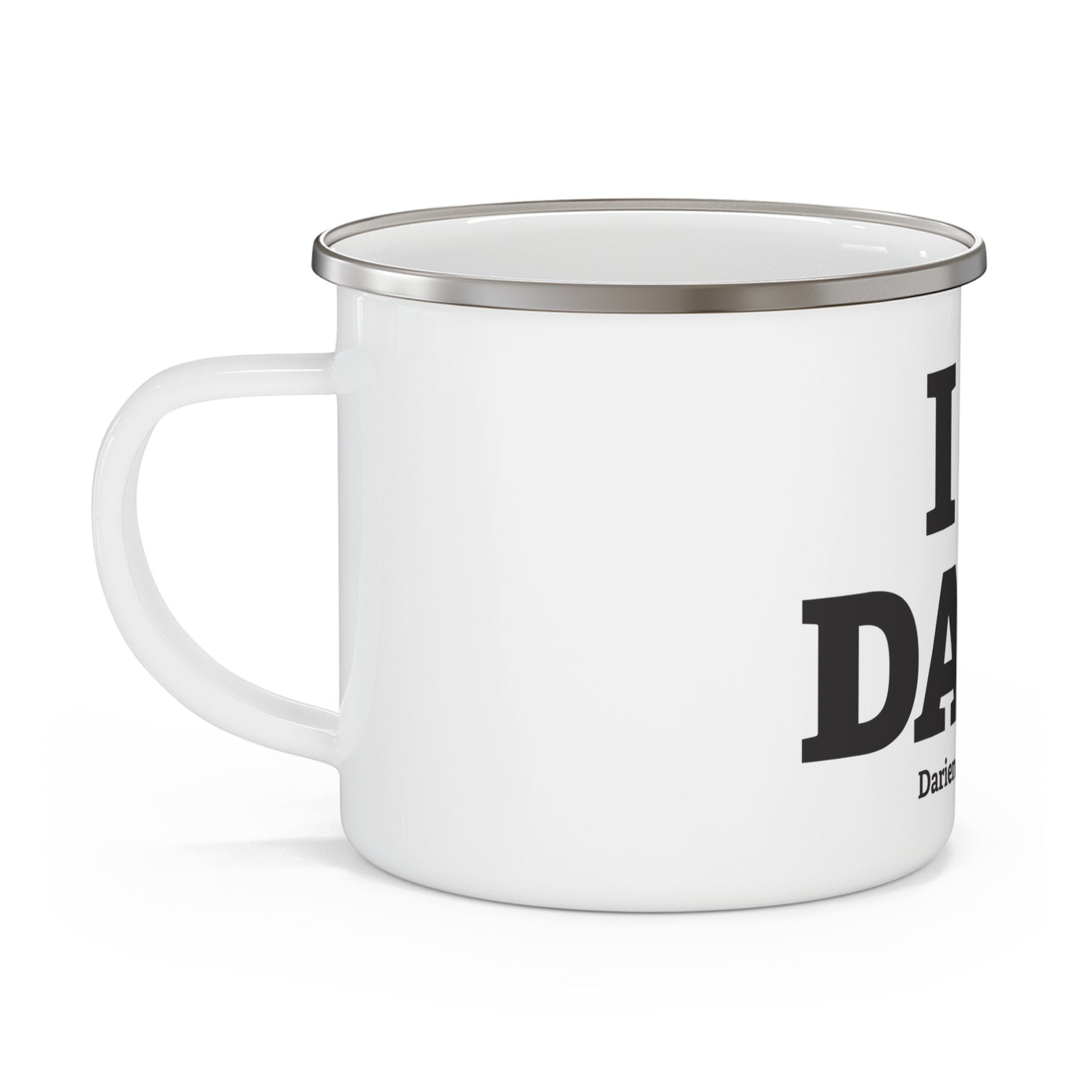 I Heart DARN Enamel Camping Mug
