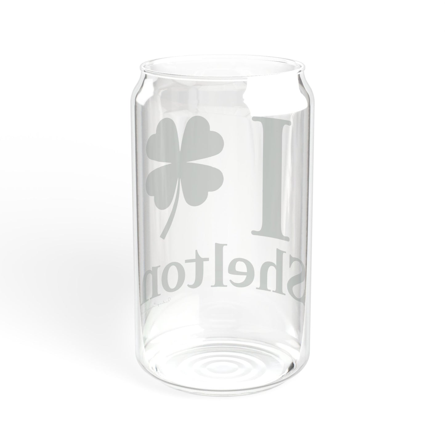 I Clover Shelton Sipper Glass, 16oz