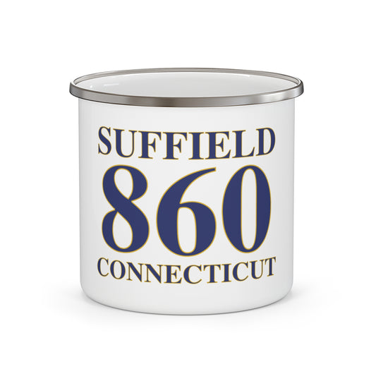 Suffield 860 Connecticut Enamel Camping Mug