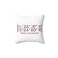 Bethel Coordinates Spun Polyester Square Pillow