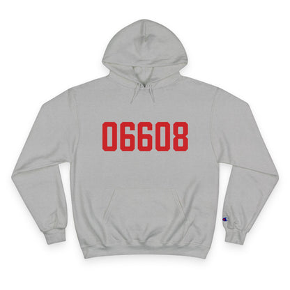 06608 Bridgeport Connecticut Zip Code Champion Hoodie Sweatshirt