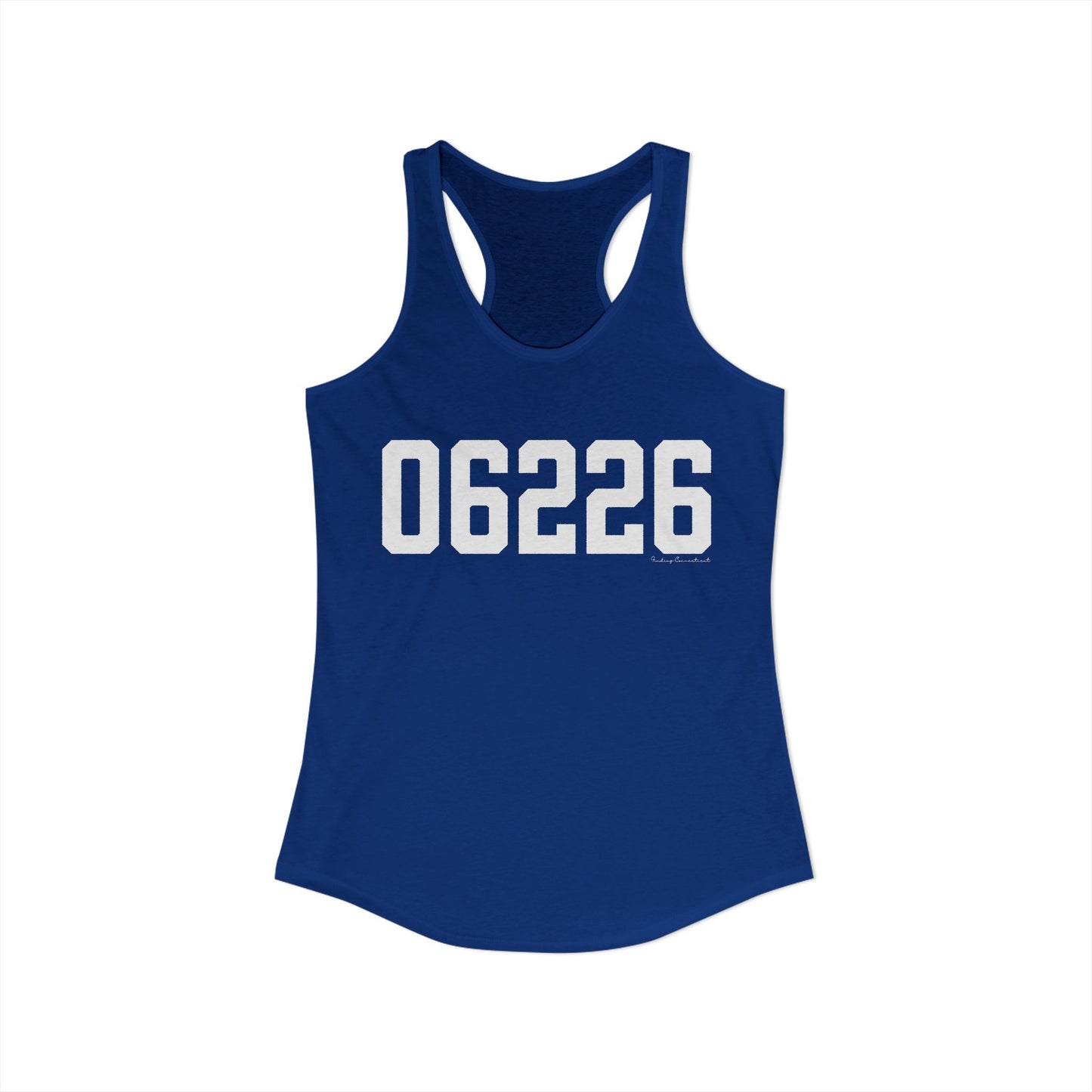 06226 Willimantic CT Zip Code Women's Ideal Racerback Tank Top