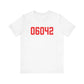 06042 Manchester Connecticut Zip Code Unisex Jersey Short Sleeve T-Shirt