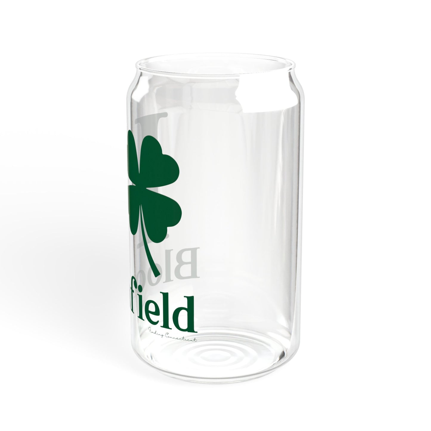 I Clover Bloomfield Sipper Glass, 16oz