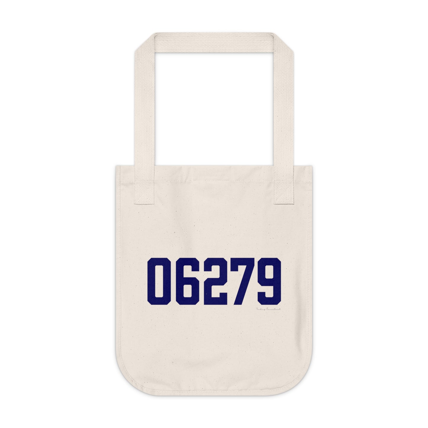 06279 Willington Connecticut Zip Code Organic Canvas Tote Bag