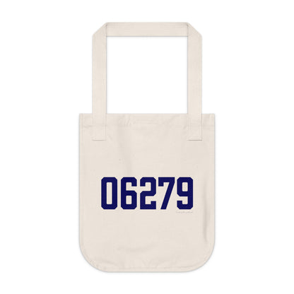 06279 Willington Connecticut Zip Code Organic Canvas Tote Bag