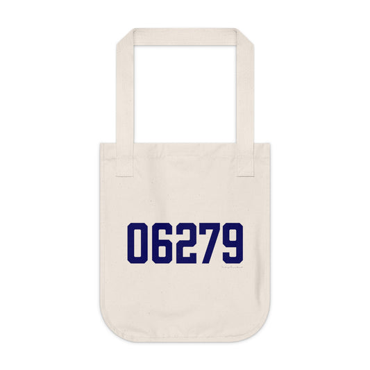 06279 Willington Connecticut Zip Code Organic Canvas Tote Bag