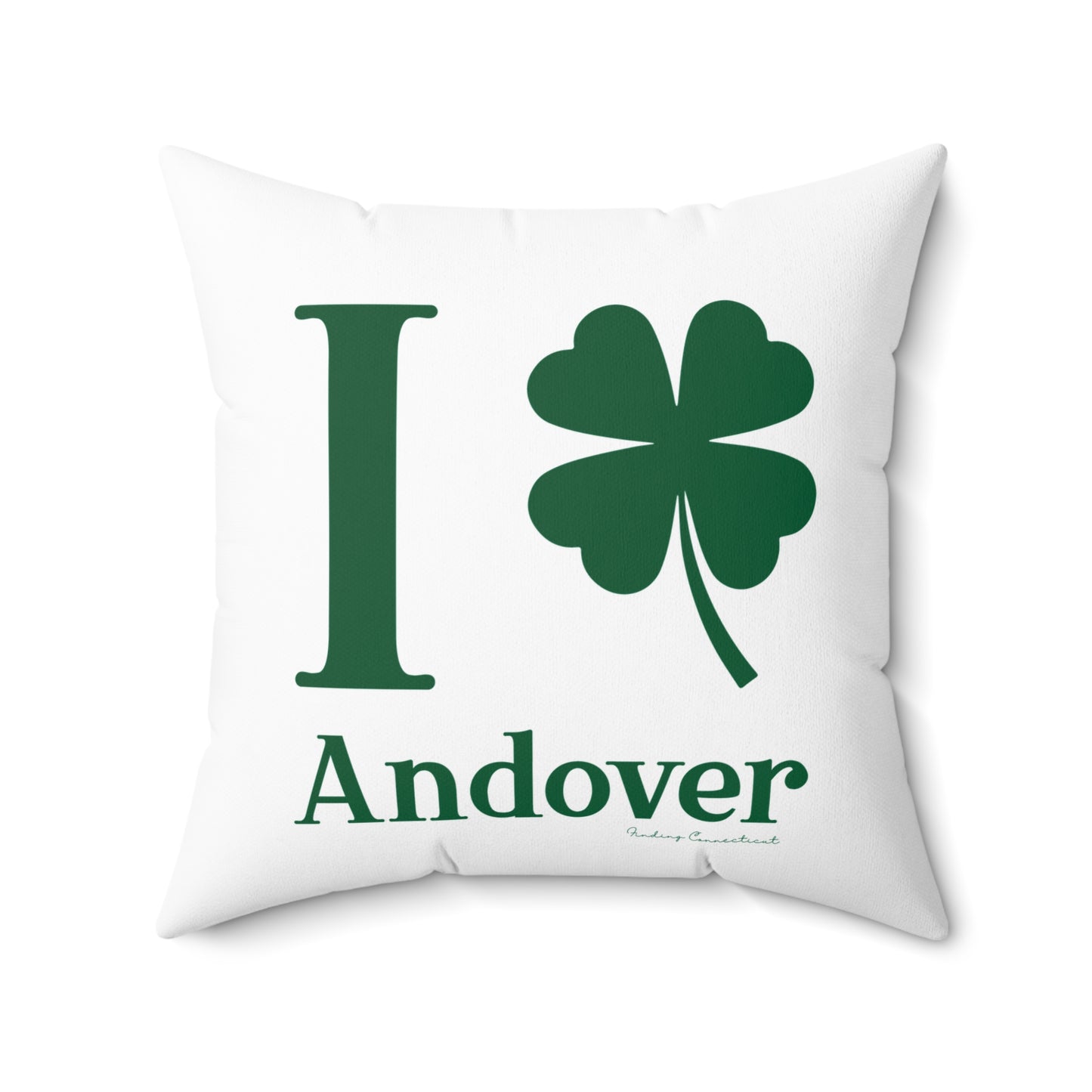 I Clover Andover Spun Polyester Square Pillow