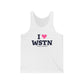 I Heart WSTN Unisex Jersey Tank Top