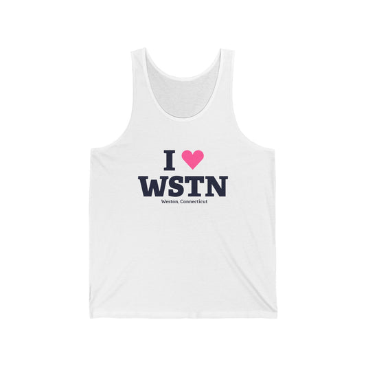 I Heart WSTN Unisex Jersey Tank Top