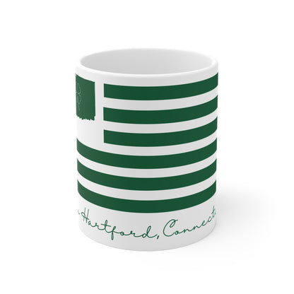 New Hartford Connecticut St. Patrick’s Day Flag Mug 11oz