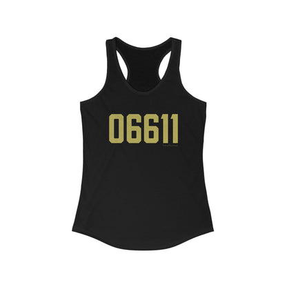 06611 Trumbull Connecticut Zip Code Women's Ideal Racerback Tank Top