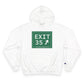 Vintage Exit 35 Merritt Parkway Sign Champion Hoodie