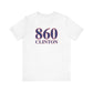 860 Clinton Red White & Blue Unisex Jersey Short Sleeve T-Shirt