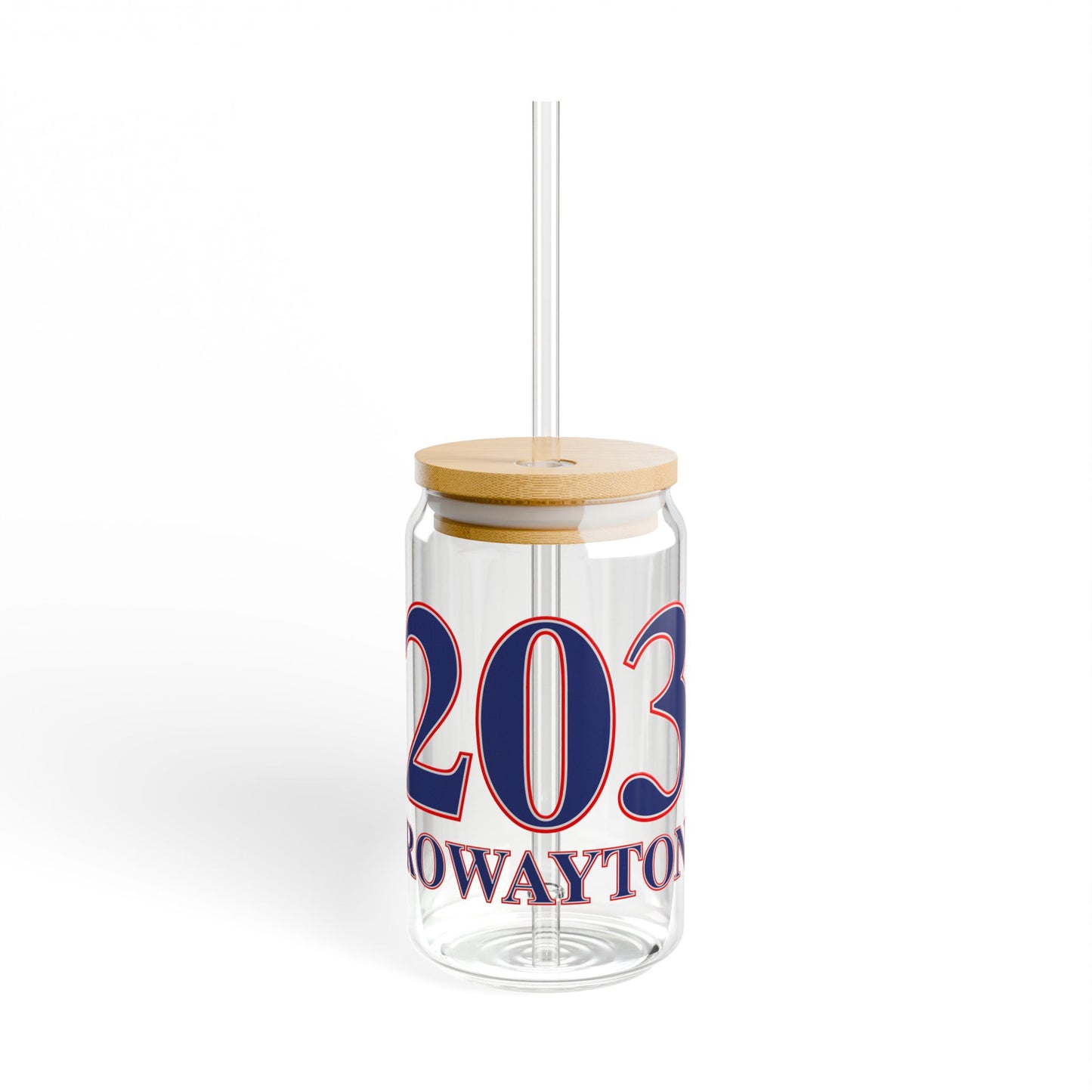 203 Rowayton Red, White & Blue Sipper Glass, 16oz