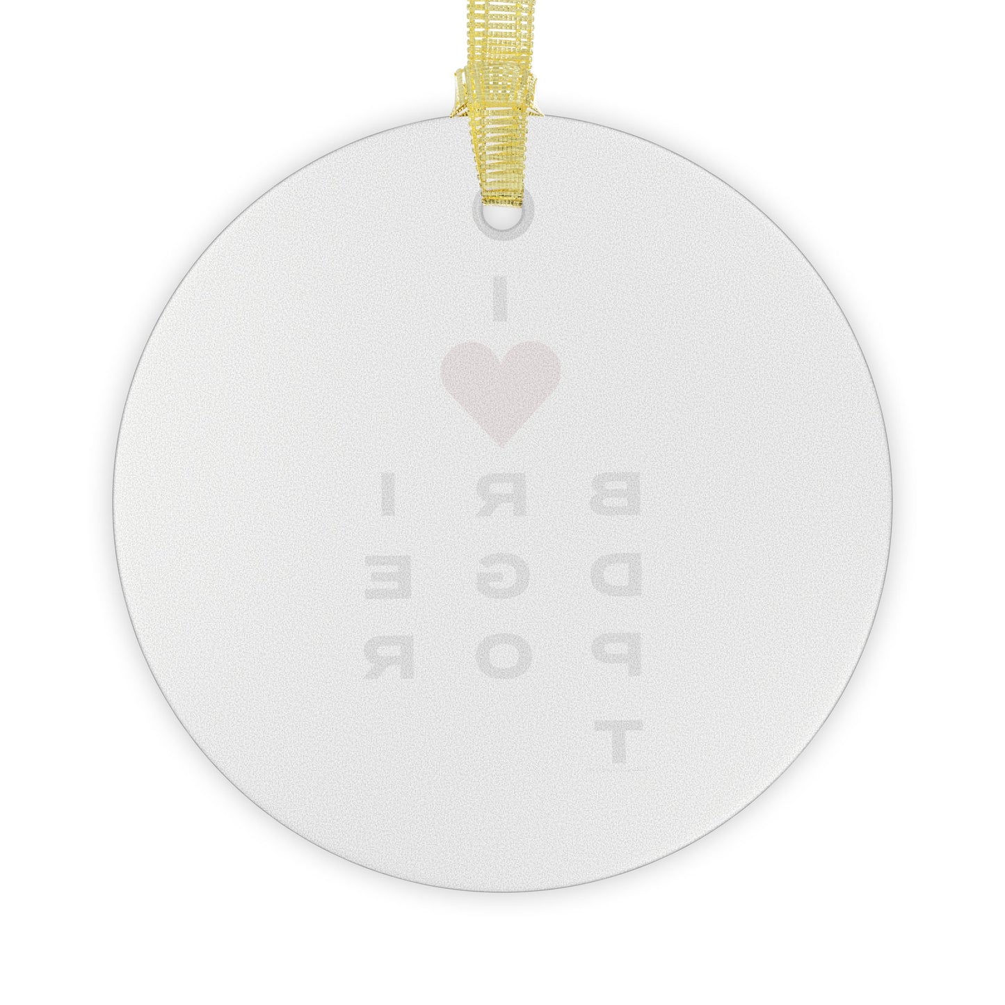 Bridgeport Vision Glass Ornaments