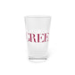 41 Tilt Greenwich Pint Glass, 16oz