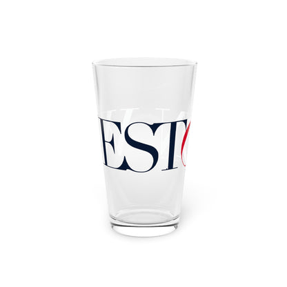 41 Tilt Weston Pint Glass, 16oz