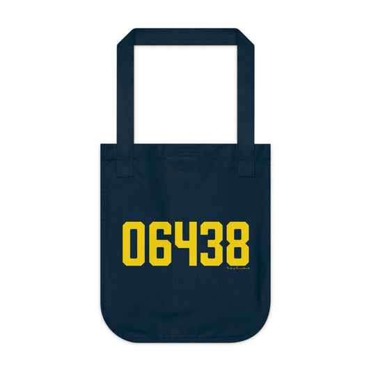 06438 Haddam Connecticut Zip Code Organic Canvas Tote Bag