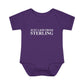 Just a kid from Sterling Infant Baby Rib Bodysuit