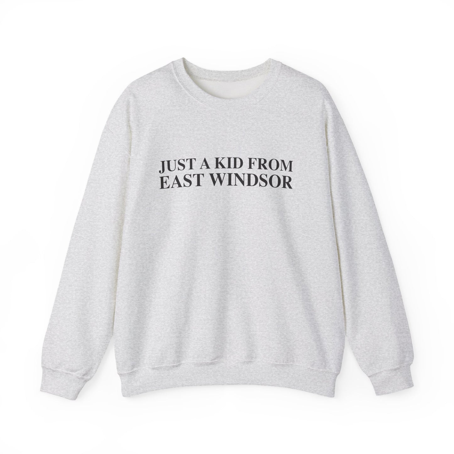 Just a kid from East Windsor Unisex Heavy Blend™ Crewneck Sweatshirt
