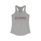 Just a kid from Beacon Falls Women's Ideal Racerback Tank Top