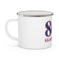 860 Glastonbury Red, White & Blue Enamel Camping Mug