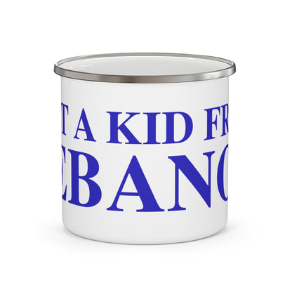 Just a kid from Lebanon Enamel Camping Mug