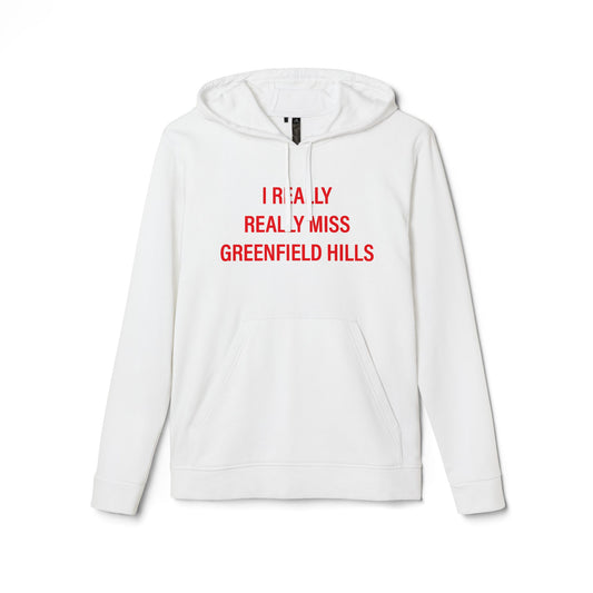 I Really Really Miss Greenfield Hill adidas Unisex Fleece Hoodie