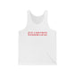 Just a kid from Windsor Locks Unisex Jersey Tank Top