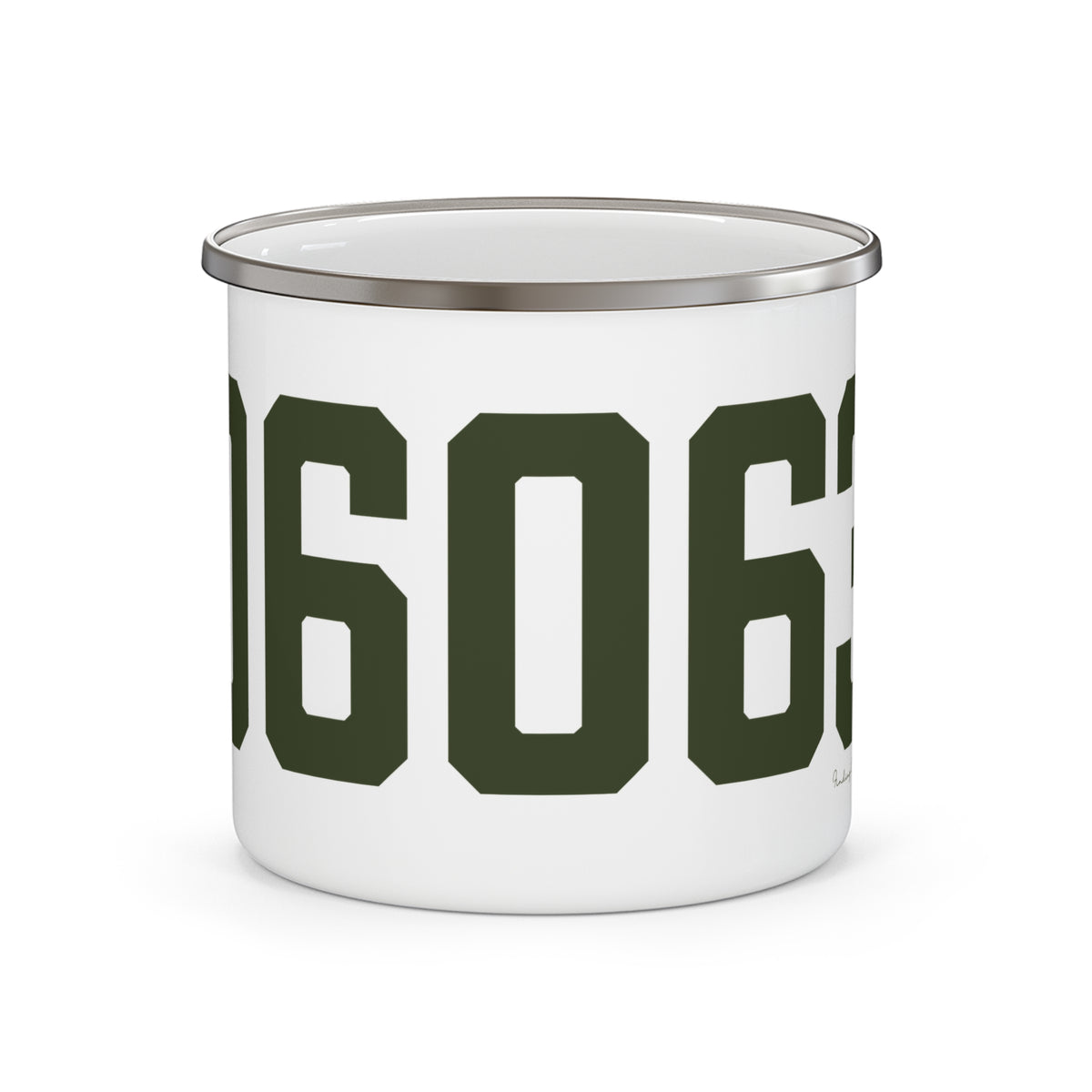 06063 Barkhamsted Connecticut Zip Code Enamel Camping Mug