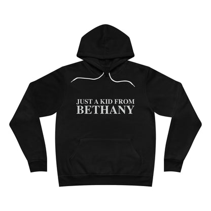 Just a kid from Bethany Unisex Sponge Fleece Pullover Hoodie