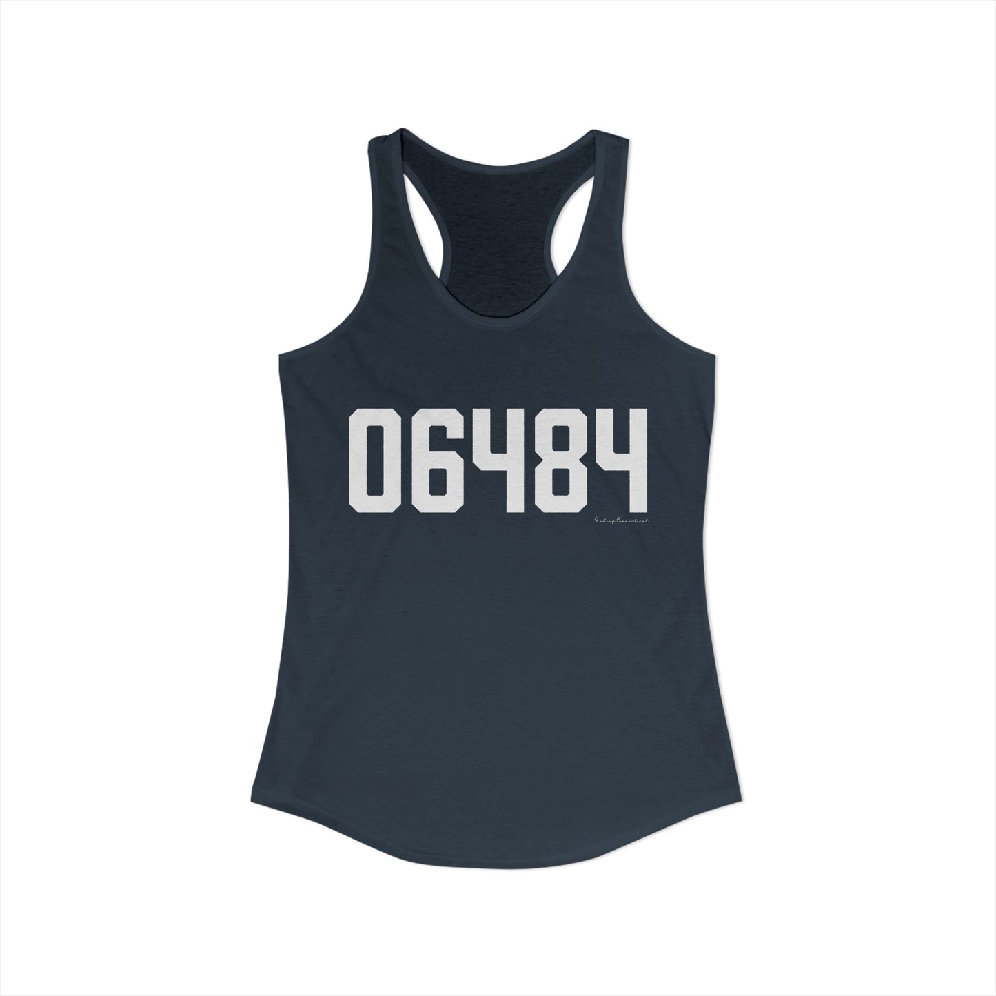 06484 Shelton Connecticut Zip Code Women's Ideal Racerback Tank Top