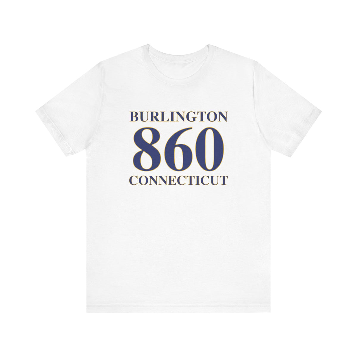 Burlington 860 Connecticut Unisex Jersey Short Sleeve T-Shirt
