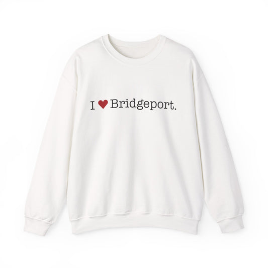 I Heart Bridgeport. Unisex Heavy Blend™ Crewneck Sweatshirt