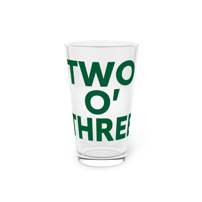 Two O’ Three Pint Glass, 16oz Lucky Green – St. Patrick’s Day