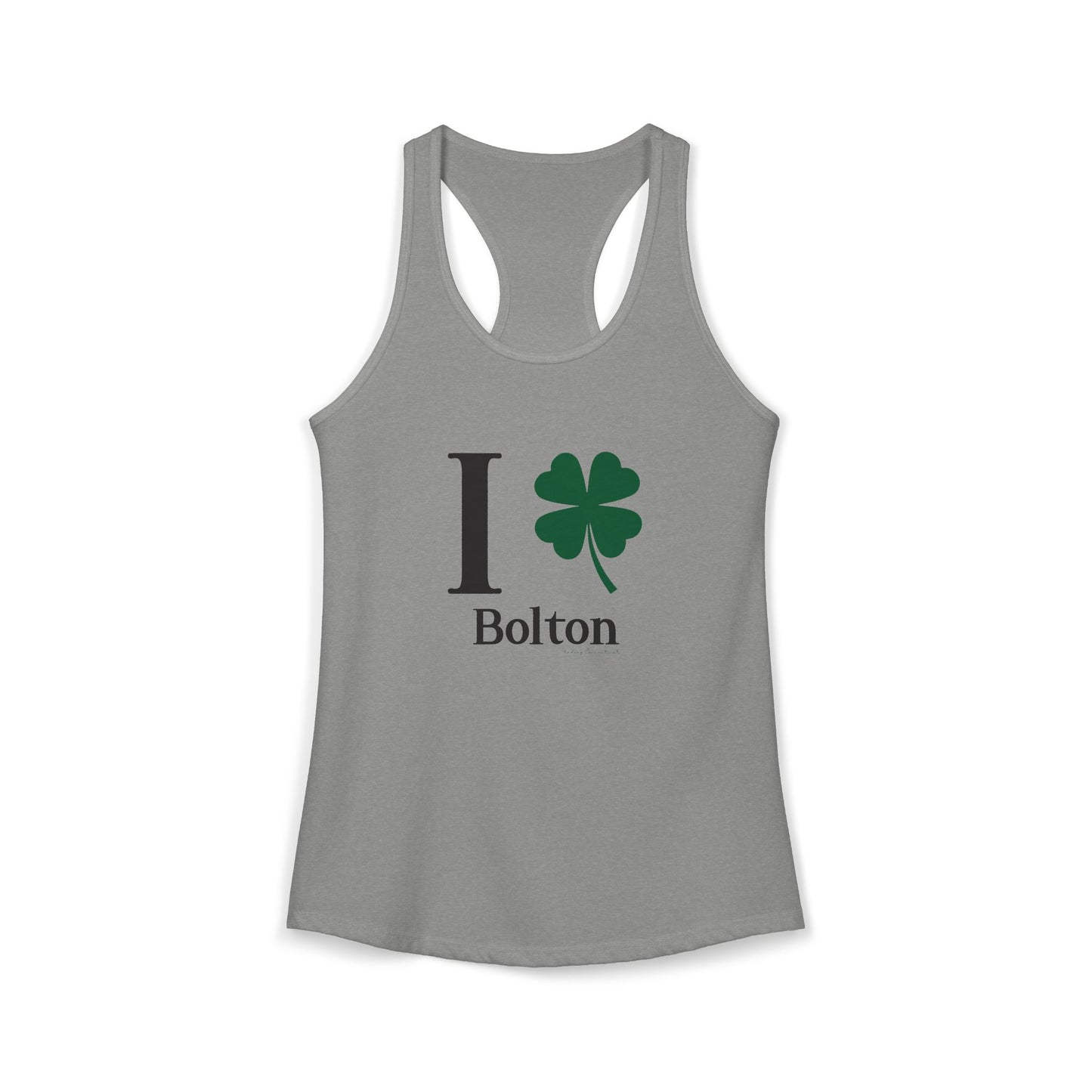 I Clover Bolton Women's Ideal Racerback Tank Top