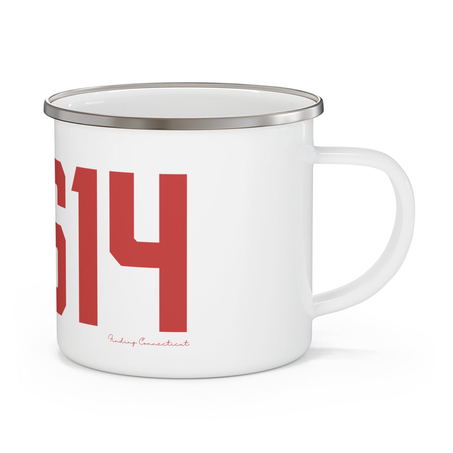 06614 - Stratford Connecticut Zip Code Enamel Camping Mug