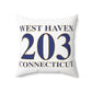 West Haven 203 Connecticut Polyester Square Pillow