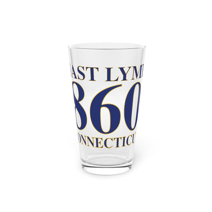 East Lyme 860 Connecticut Pint Glass, 16oz