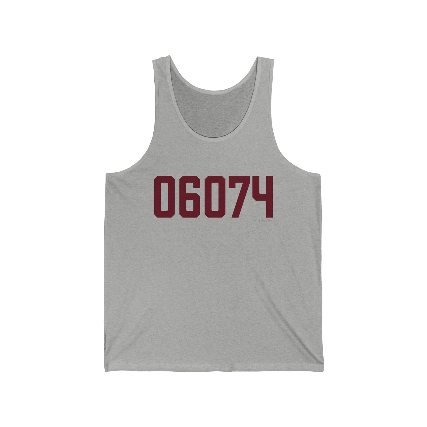 06074- South Windsor Connecticut Zip Code Unisex Jersey Tank Top