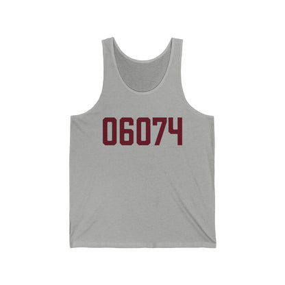 06074- South Windsor Connecticut Zip Code Unisex Jersey Tank Top