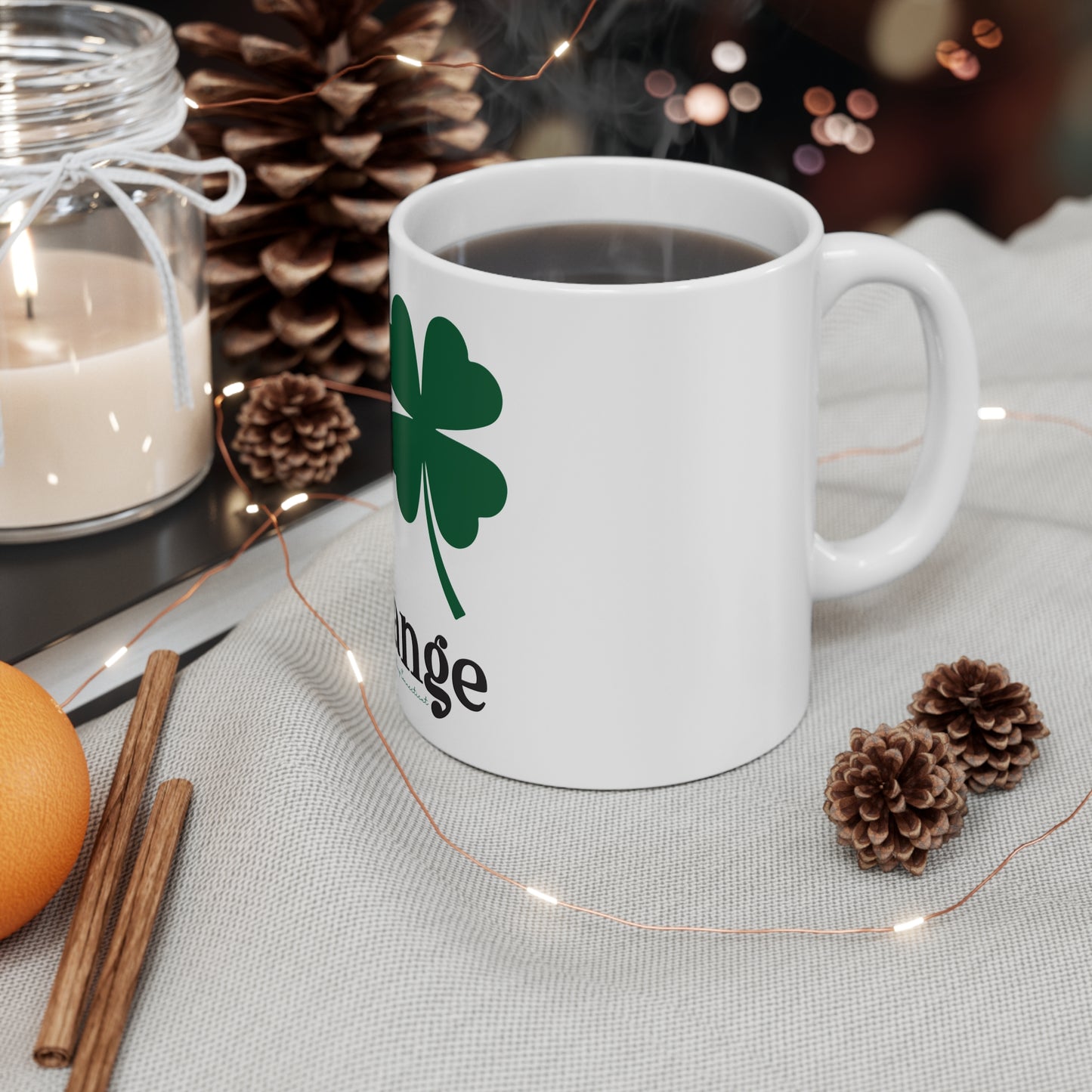 I Clover Orange Mug 11oz